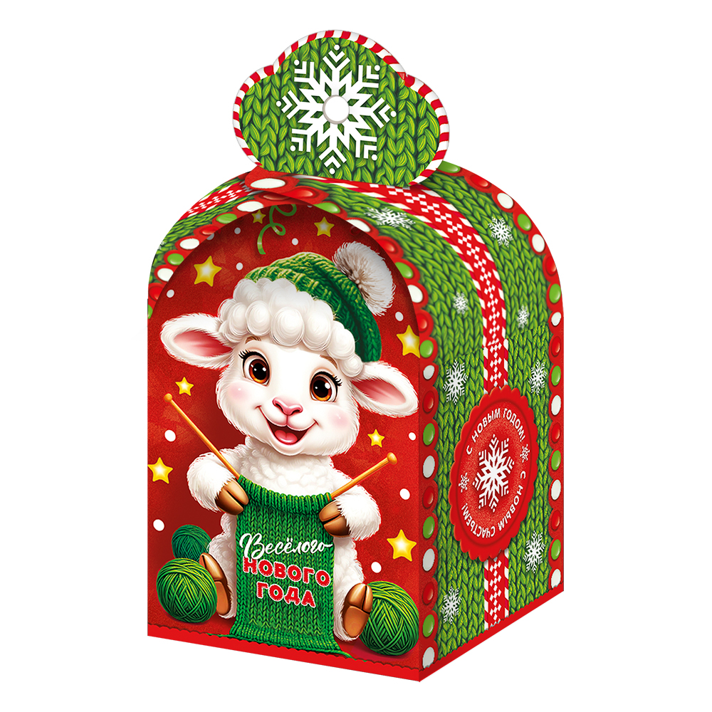Кор. НовоГод. 1000гр Весельчак СИМВОЛгода УФ лак уп150 арт.0906-001