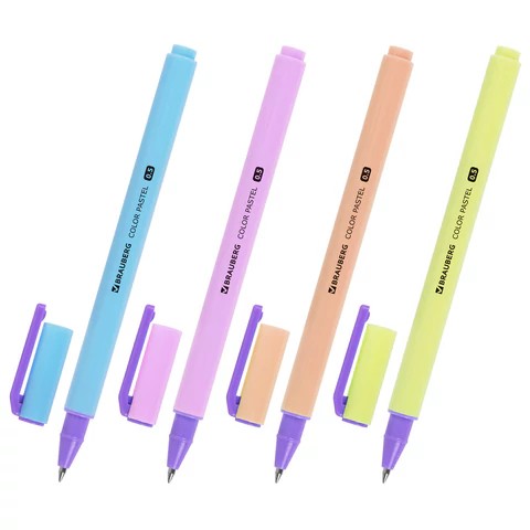 Ручка гел. BR COLOR PASTEL синяя арт.0152-011
