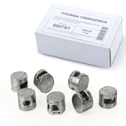 Пломба свинцовая (уп-1кг) арт.0108-180