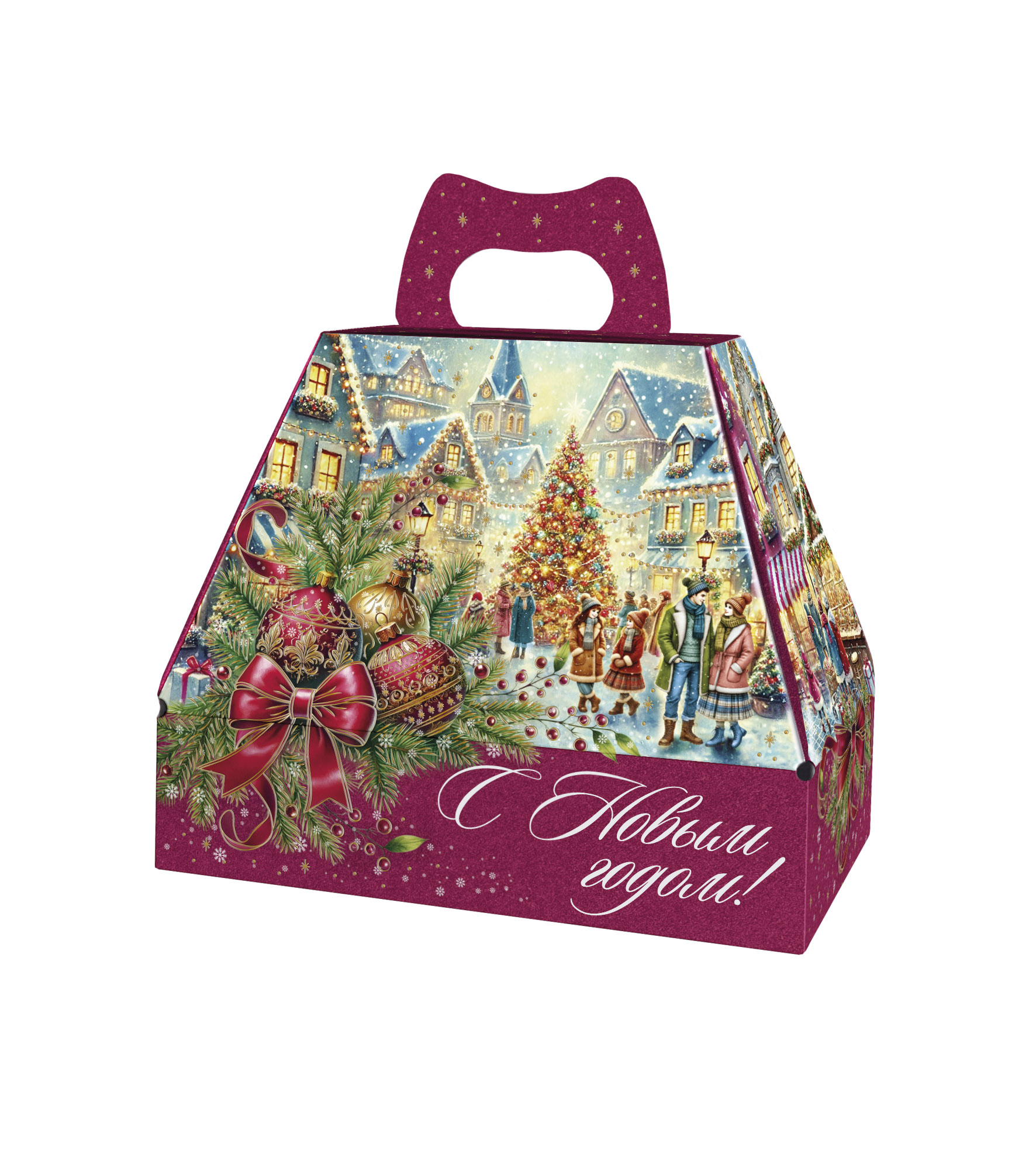 Кор. НовоГод.  800грХ Пирамида уп140 арт.0906-119