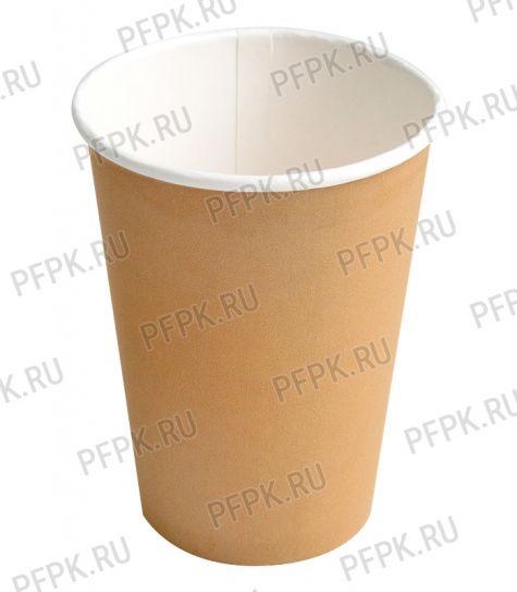 Стакан карт 0,35 крафт Экопак д/горячего уп50-1000 арт.0310-182-2