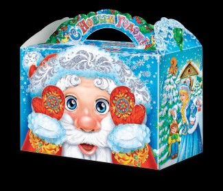 Кор. НовоГод. 1000гр Варежки ТЕМП 3D-эффект уп150 арт.0906-147