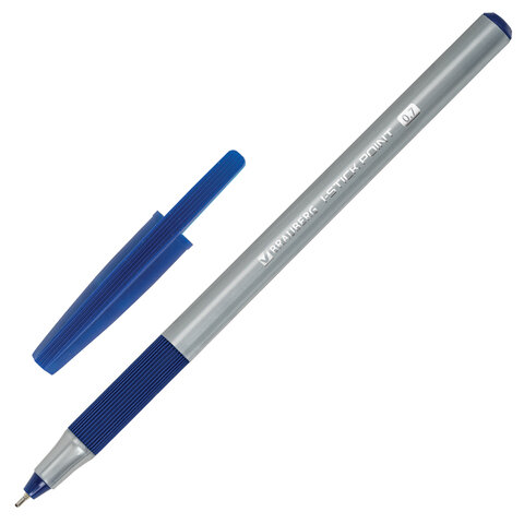 Ручка шар. BR i-STICK POINT синий рез.упор (масл.) уп12 арт.0150-058