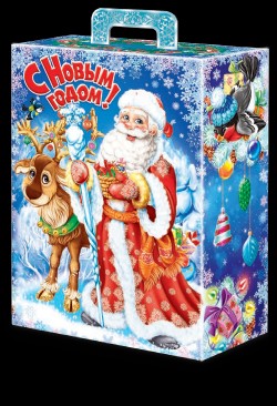 Кор. НовоГод. 1500гр Новогодняя сказка ТЕМП УФ-лак уп170 арт.0906-148