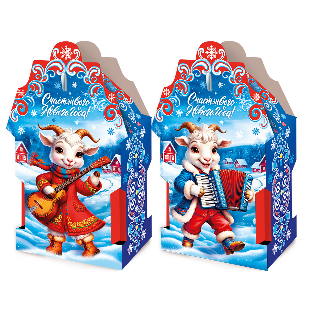 Кор. НовоГод. МГК 2,0кг НГ узоры СИМВОЛгода УФ-лак уп60 арт.0906-141