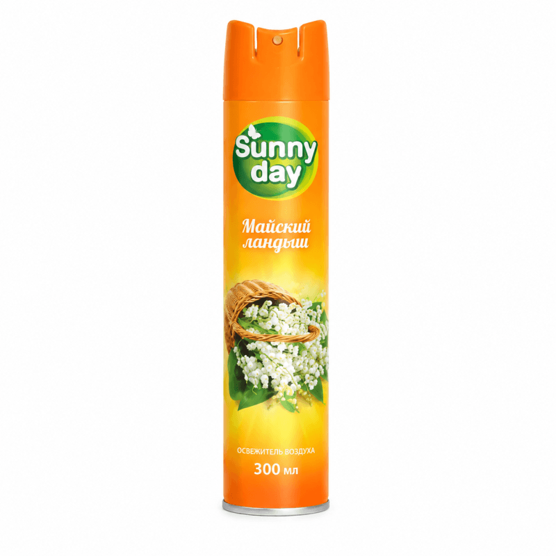 Освежитель воздуха Sunny Day 300мл Ландыш арт.0601-023-4