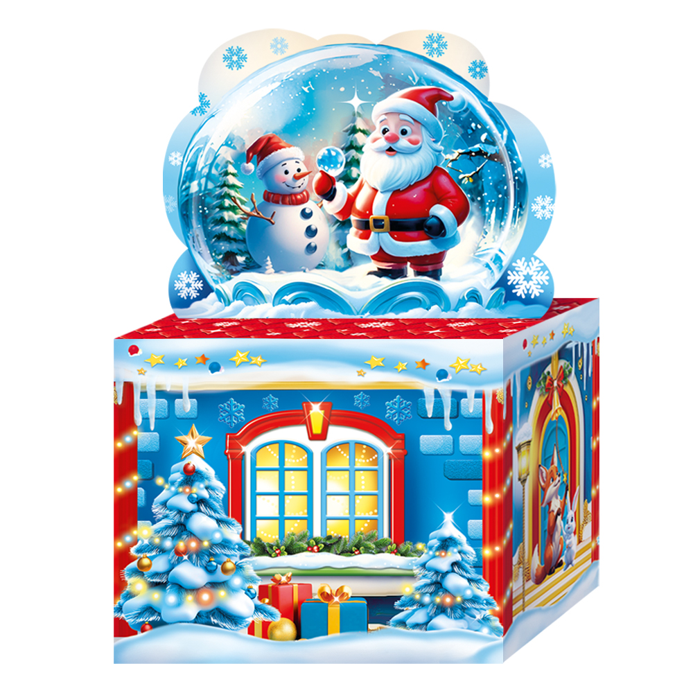 Кор. НовоГод.  800гр Снежный шар уп150 арт.0906-099