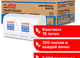 Бум.полотенце 20,5*23 V Лайма (пач-200шт) уп15пач арт.0314-037