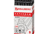 Карандаш ч/гр BR Touch line B уп100 арт.0157-040