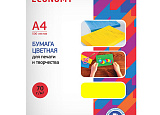 Бумага А4 Attache Economy неон желтый пач-500л уп5 арт.0215-052