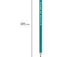 Карандаш пласт ч/гр с ласт Staff "EVERYDAY" BLP-963 HB уп12 арт.0157-039