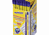 Карандаш пласт ч/гр с ласт Юнладния арт.0157-030
