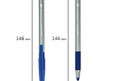 Ручка шар. BR i-STICK POINT синий рез.упор (масл.) уп12 арт.0150-058