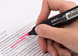 Текстмаркер STAFF College STICK HL-497 розовый арт.0159-019-3
