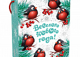 Кор. НовоГод.  800грХ Снегири бир. уп150 арт.0906-122