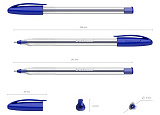 Ручка шар. ERICH KRAUSE U-108 Stick Classic СИНЯЯ 1мм арт.0150-080