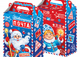 Кор. НовоГод. 1000гр НГ посылка 3D эффект уп150 арт.0906-013